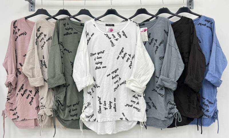 Bluzki damskie (Włoskie produkt) Roz Standard, Mix Kolor Paczka 5 szt