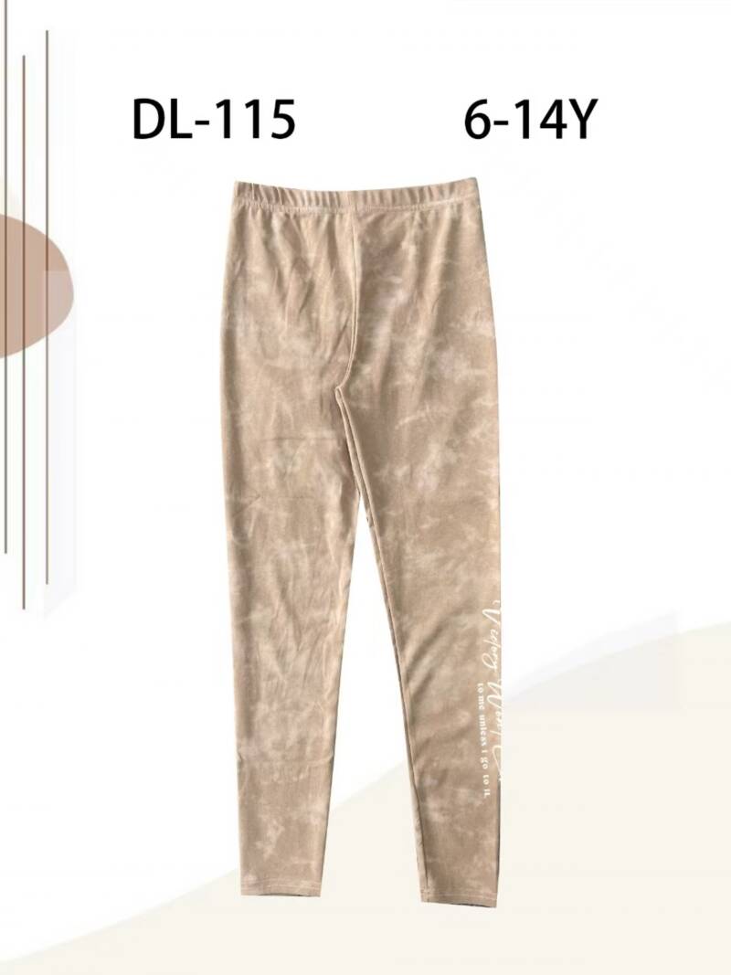 Leginsy dziewczęcy. Roz 6-14, Mix Kolor Paczka 5 szt. 1