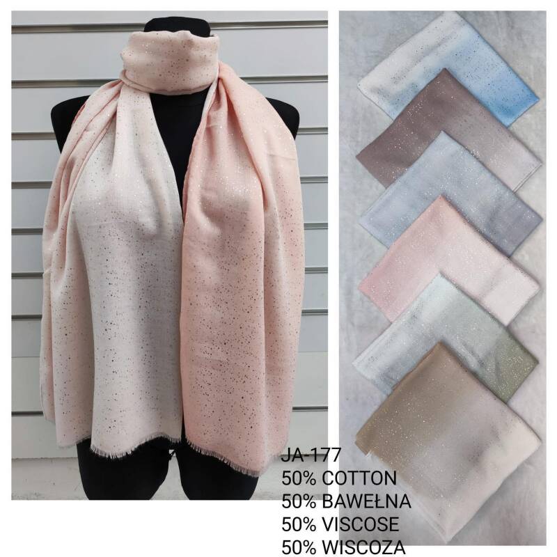 Szaliki damskie Roz Standard, Mix Kolor Paczka 12 szt 1