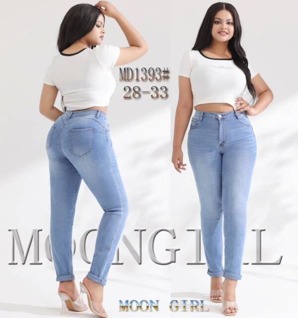 Spondnie damskie jeansy Roz 28-33, 1 Kolor Paczka 10 szt