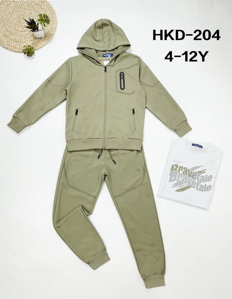 Komplet chłopięcy. Roz 4-12. 1 Kolor Paczka 5 szt.