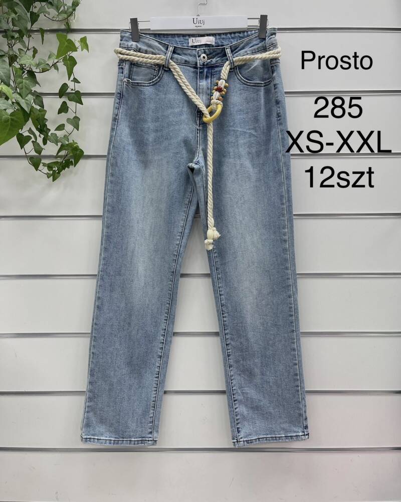 Spondnie damskie jeansy Roz XS-XXL. 1 Kolor Paczka 12 szt 1