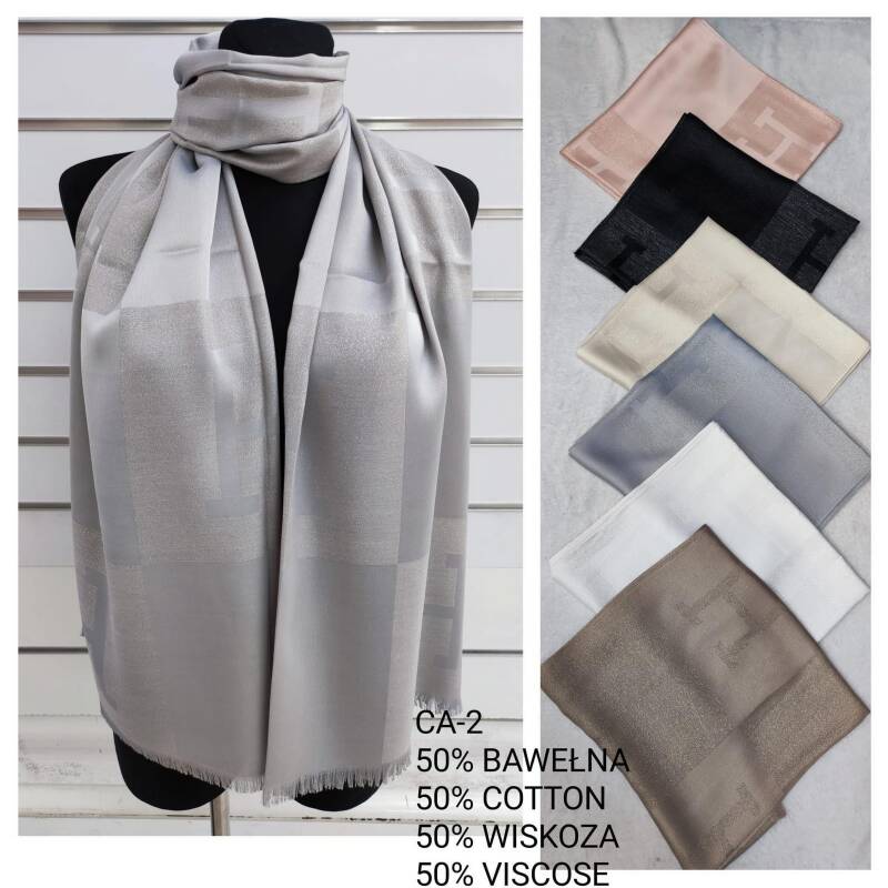 Szaliki damskie Roz Standard, Mix Kolor Paczka 12 szt