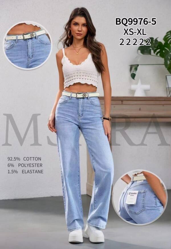 Spondnie damskie jeansy Roz XS-XL, 1 Kolor Paczka 10 szt