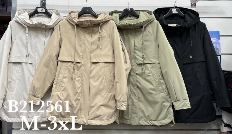 Kurtki damskie cienki Roz M-3XL, 1 Kolor Paczka 5 szt 1