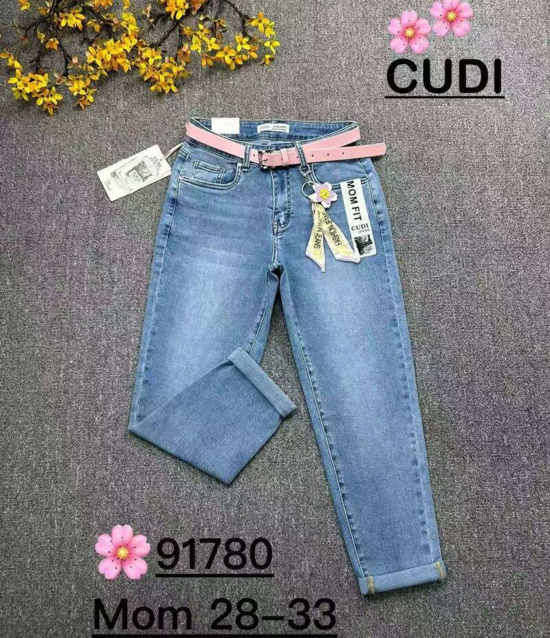 Spondnie damskie jeansy Roz 28-33, 1 Kolor Paczka 12 szt