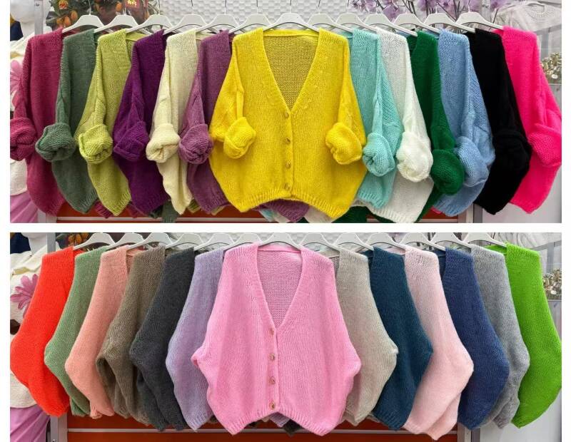 Swetry damskie (Włoskie produkt) Roz Standard, Mix Kolor Paczka 5 szt 1