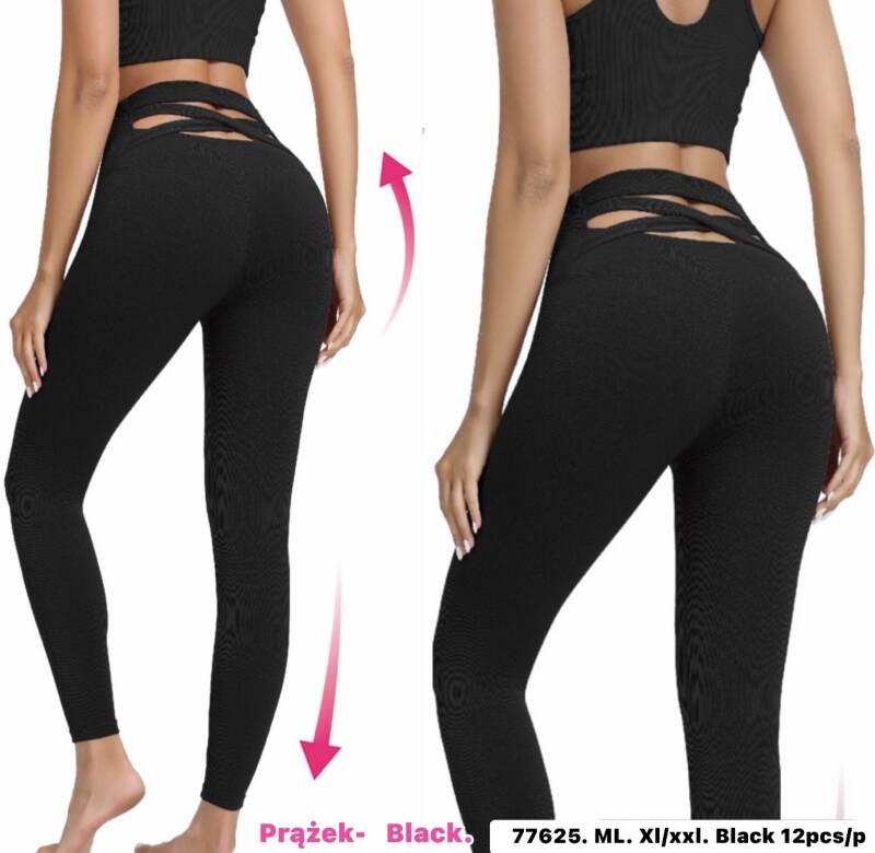 Leginsy damskie Roz M-2XL, 1 Kolor Paczka 12 szt 1