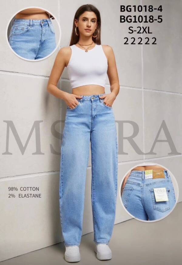 Spondnie damskie jeansy Roz S-2XL, 1 Kolor Paczka 10 szt