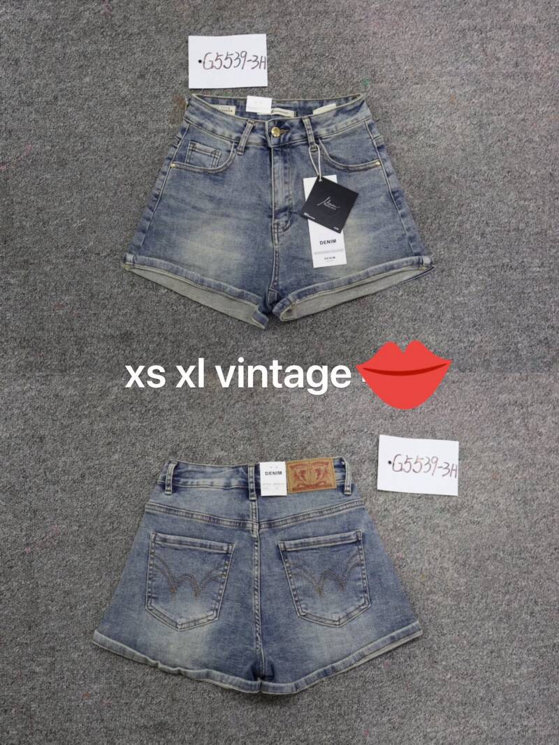 Szorty damskie jeansy Roz XS-XL, 1 Kolor Paczka 10 szt 1