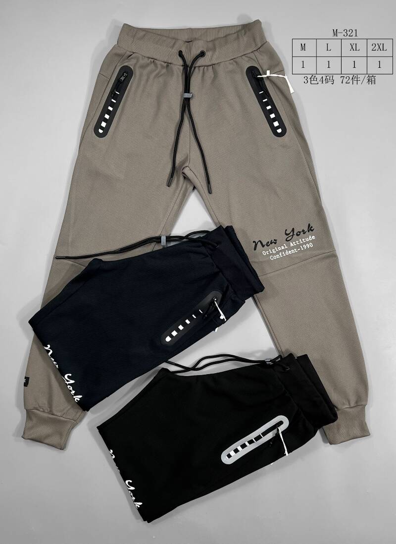 Spodnie dresowe meskie Roz M-2XL, Mix Kolor Paczka 12 szt