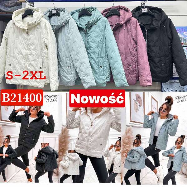 Kurtki damskie cienki Roz S-2XL, 1 Kolor Paczka 5 szt