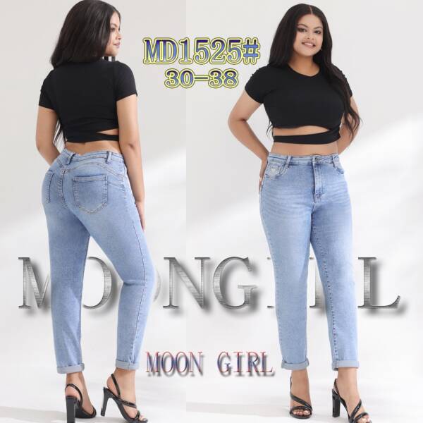 Spondnie damskie jeansy Roz 30-38, 1 Kolor Paczka 10 szt