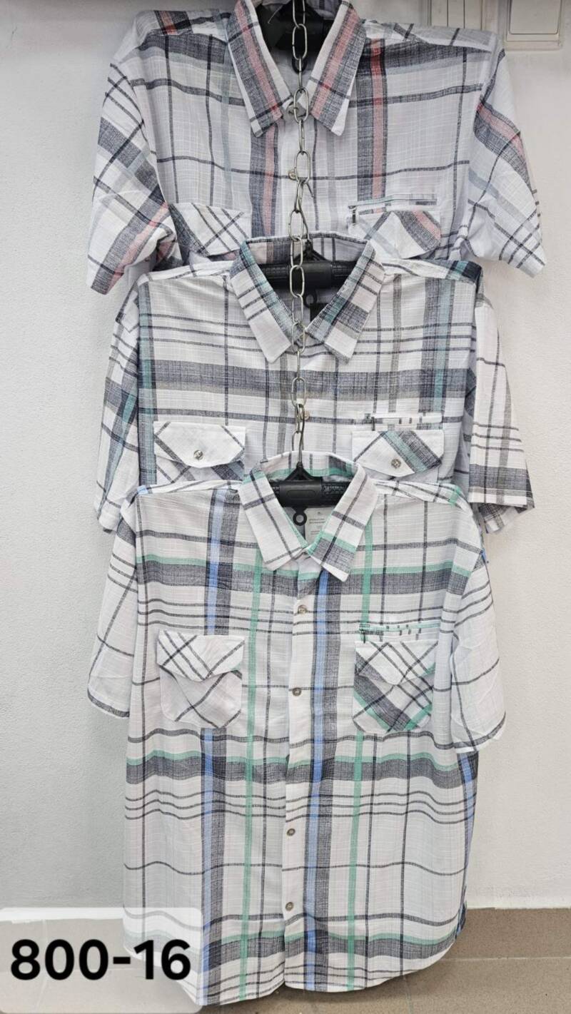 Koszula męska Roz L-4XL. Mix kolor. Paczka 15 szt 1