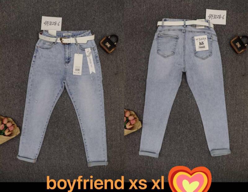 Spondnie damskie jeansy Roz XS-XL, 1 Kolor Paczka 10 szt