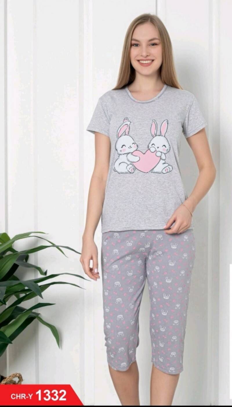 Piżama Damskie Roz M-2XL, 1 Kolor Paczka 8 szt 1