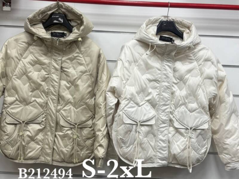 Kurtki damskie cienki Roz S-2XL, 1 Kolor Paczka 5 szt