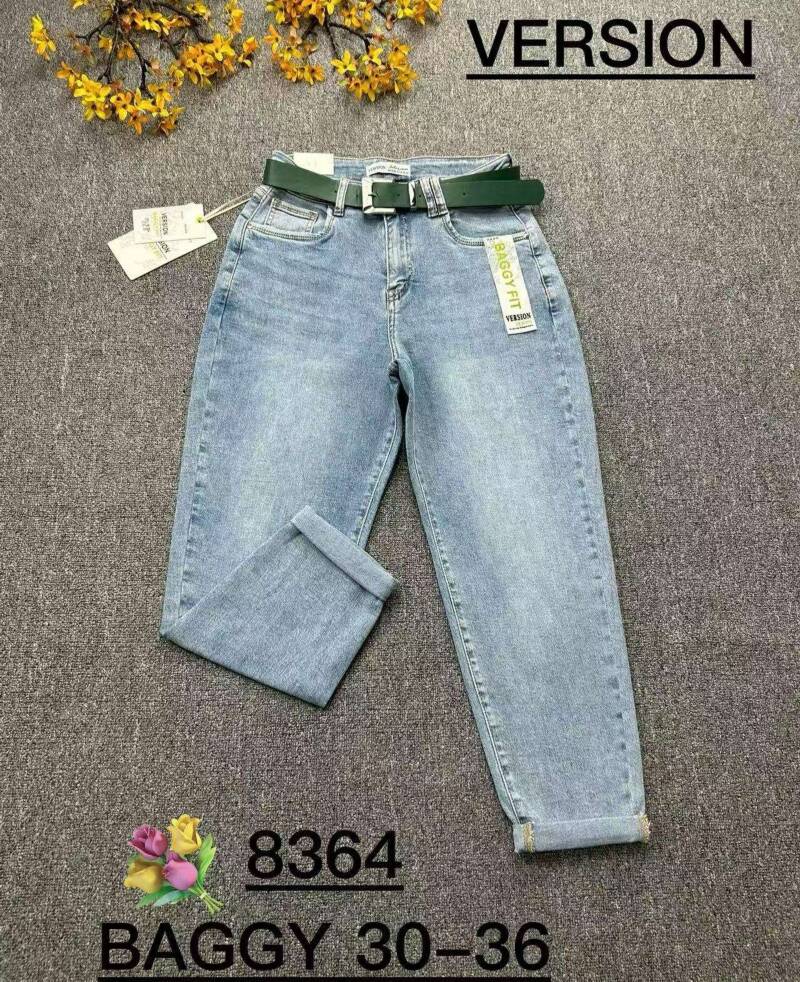 Spondnie damskie jeansy Roz 30-36, 1 Kolor Paczka 12 szt 1