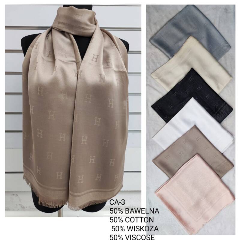 Szaliki damskie Roz Standard, Mix Kolor Paczka 12 szt