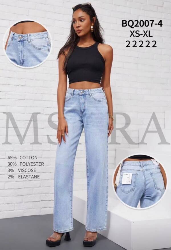 Spondnie damskie jeansy Roz XS-XL, 1 Kolor Paczka 10 szt