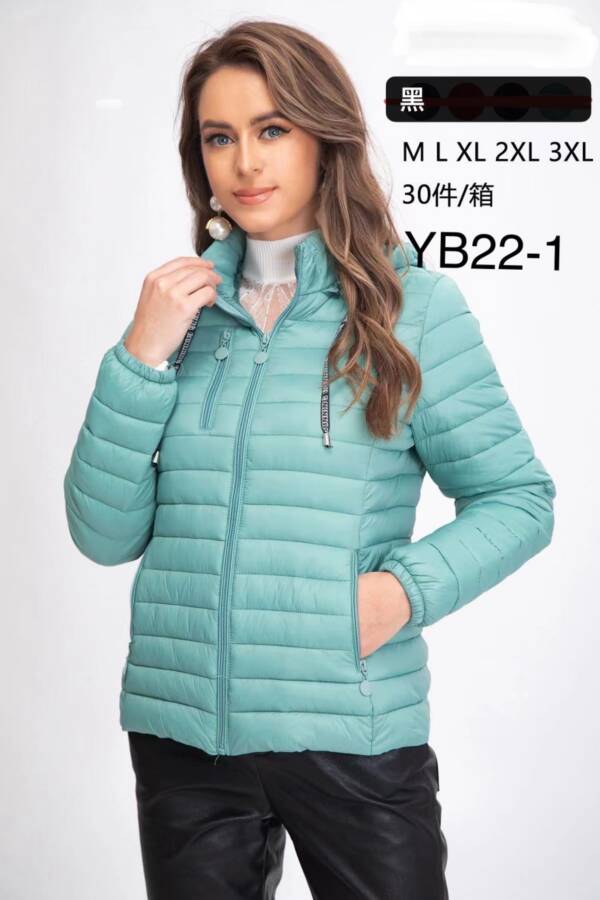 Kurtki damskie cienki Roz M-3XL, 1 Kolor Paczka 12 szt 1