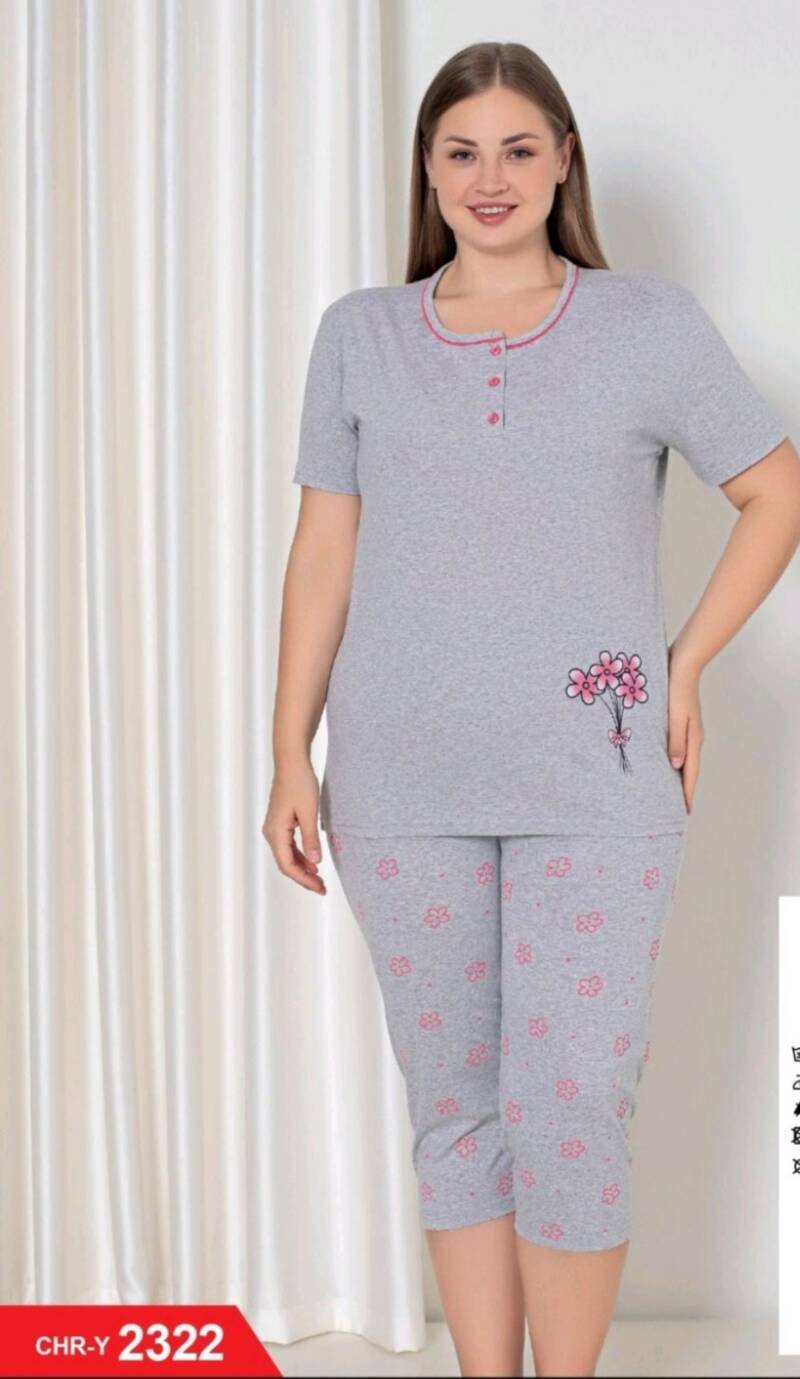 Piżama Damskie Roz L-4XL, 1 Kolor Paczka 8 szt 1