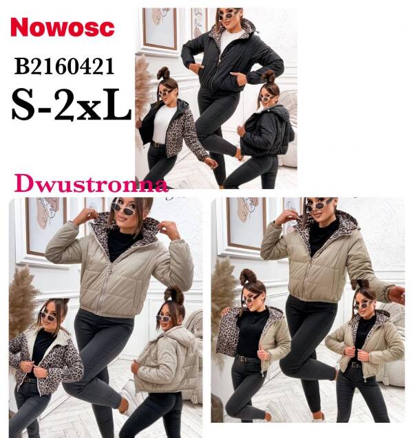 Kurtki damskie cienki Roz S-2XL, 1 Kolor Paczka 5 szt 1