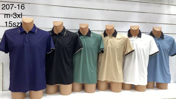 Bluzka męskie Roz M-3XL, Mix Kolor Paczka 15 szt 1