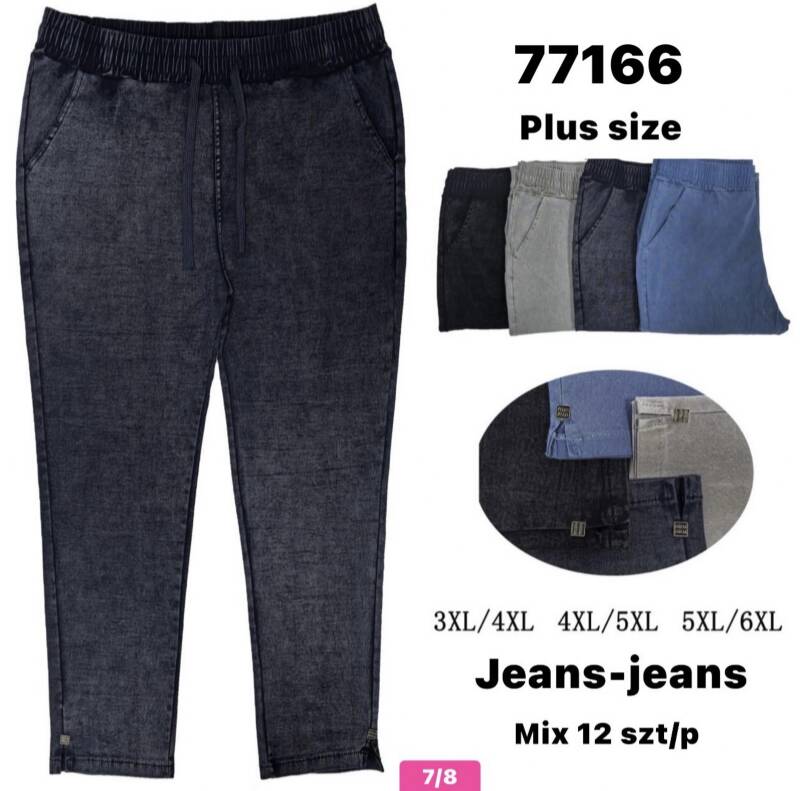 Spodnie damskie Roz 3XL-6XL, Mix Kolor Paczka 12 szt