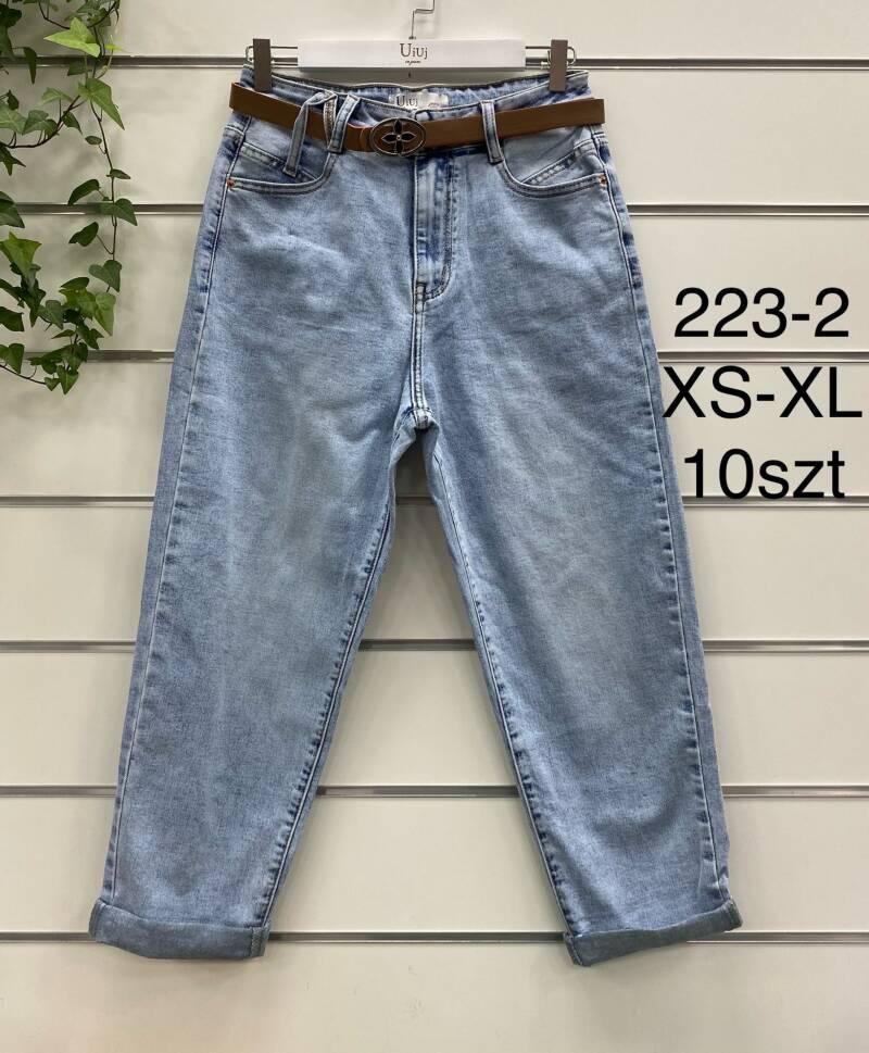Spondnie damskie jeansy Roz XS-XL, 1 Kolor Paczka 10 szt