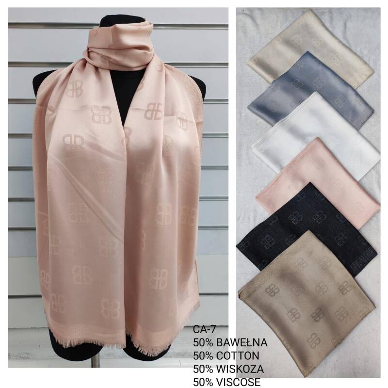 Szaliki damskie Roz Standard, Mix Kolor Paczka 12 szt 1