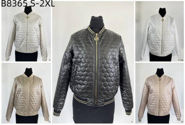 Kurtki damskie cienki Roz S-2XL, 1 Kolor Paczka 5 szt 1