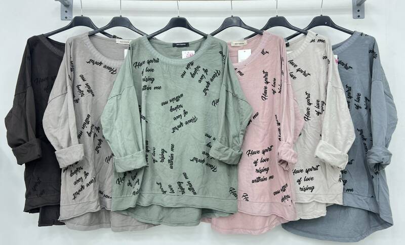 Bluzki damskie (Włoskie produkt) Roz Standard, Mix Kolor Paczka 5 szt