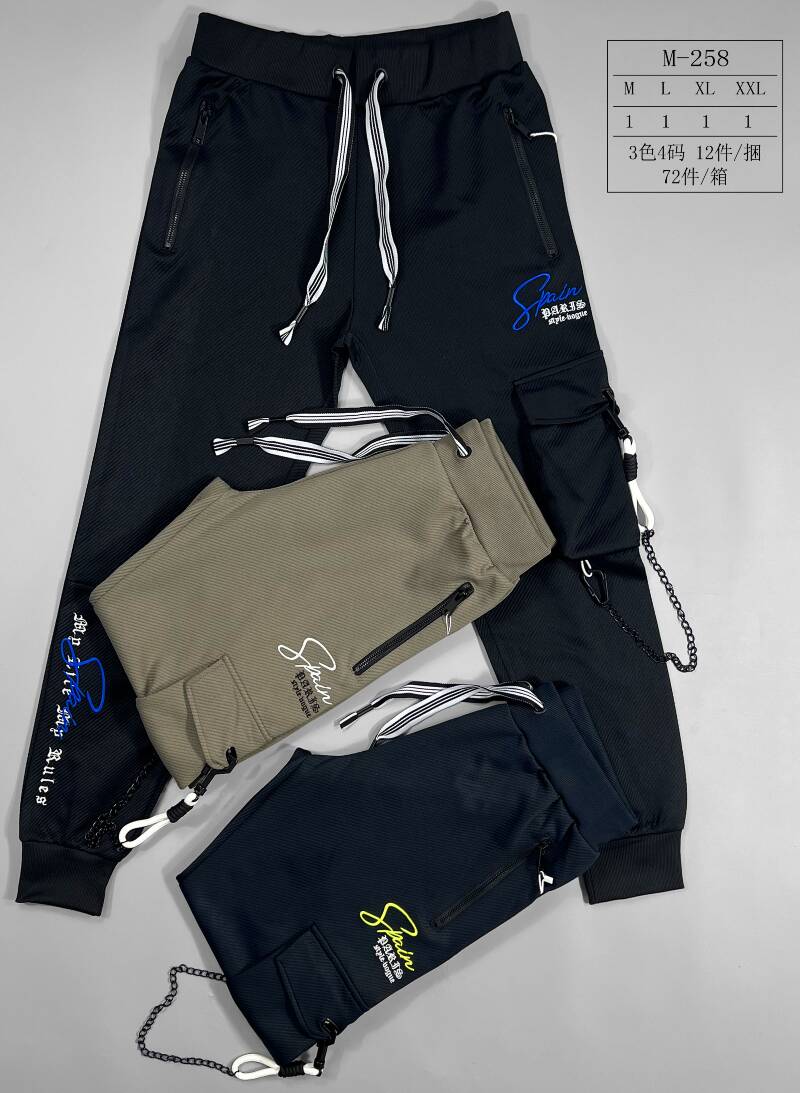 Spodnie dresowe meskie Roz M-2XL, Mix Kolor Paczka 12 szt 1