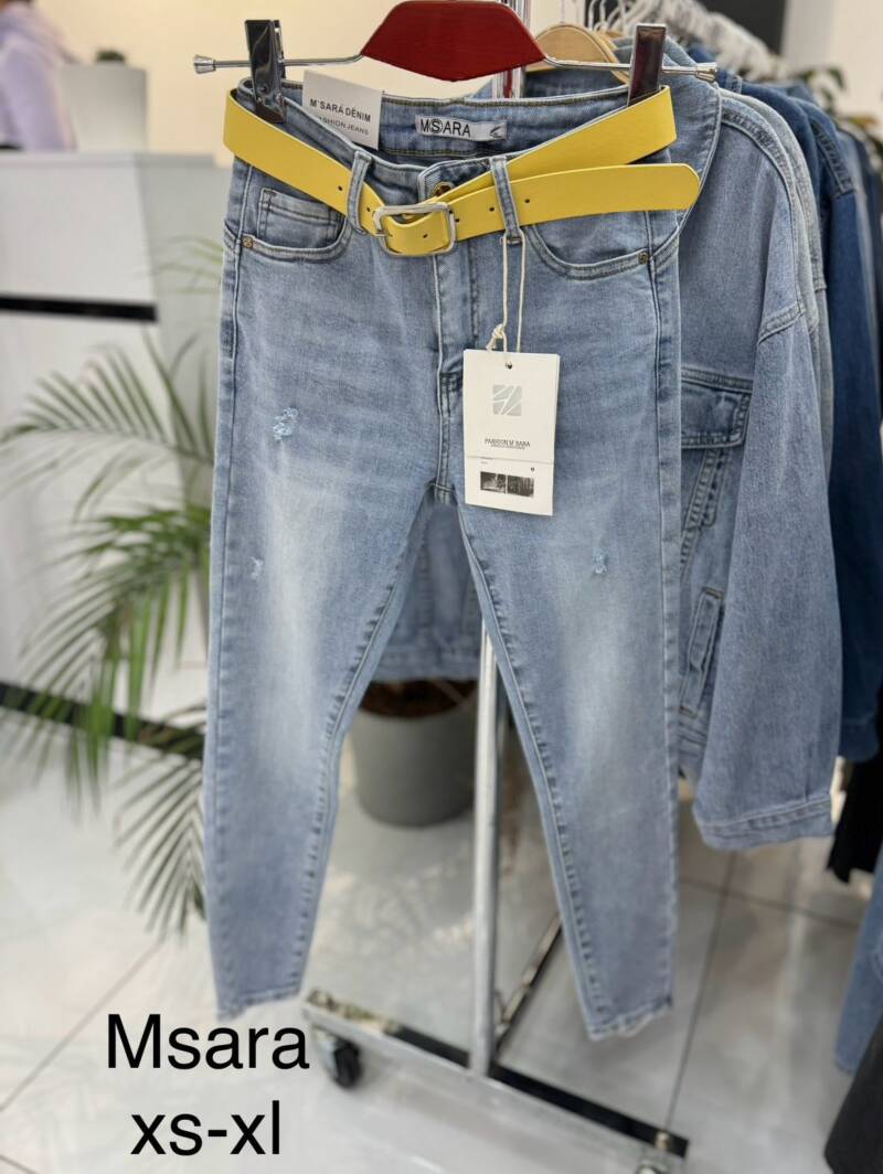 Spondnie damskie jeansy Roz XS-XL, 1 Kolor Paczka 10 szt 1