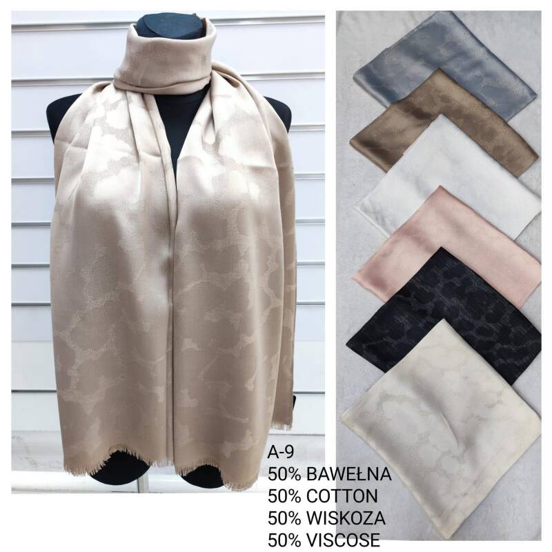 Szaliki damskie Roz Standard, Mix Kolor Paczka 12 szt 1