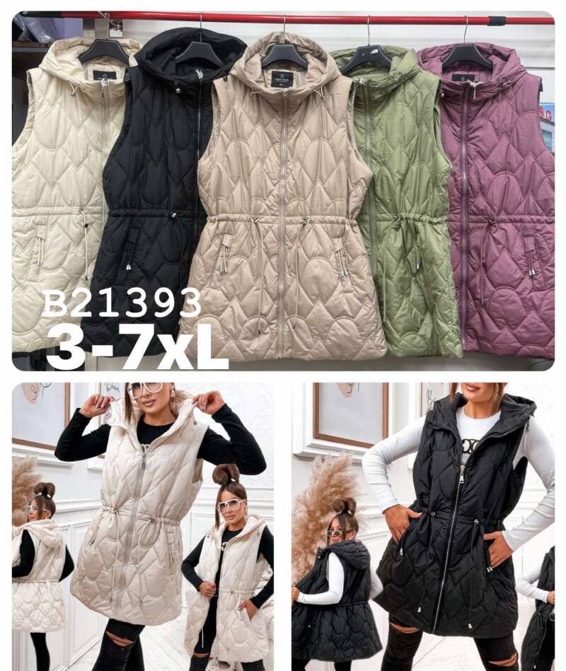 Kamizelka damkie Roz 3XL-7XL, 1 Kolor Paczka 5 szt 1