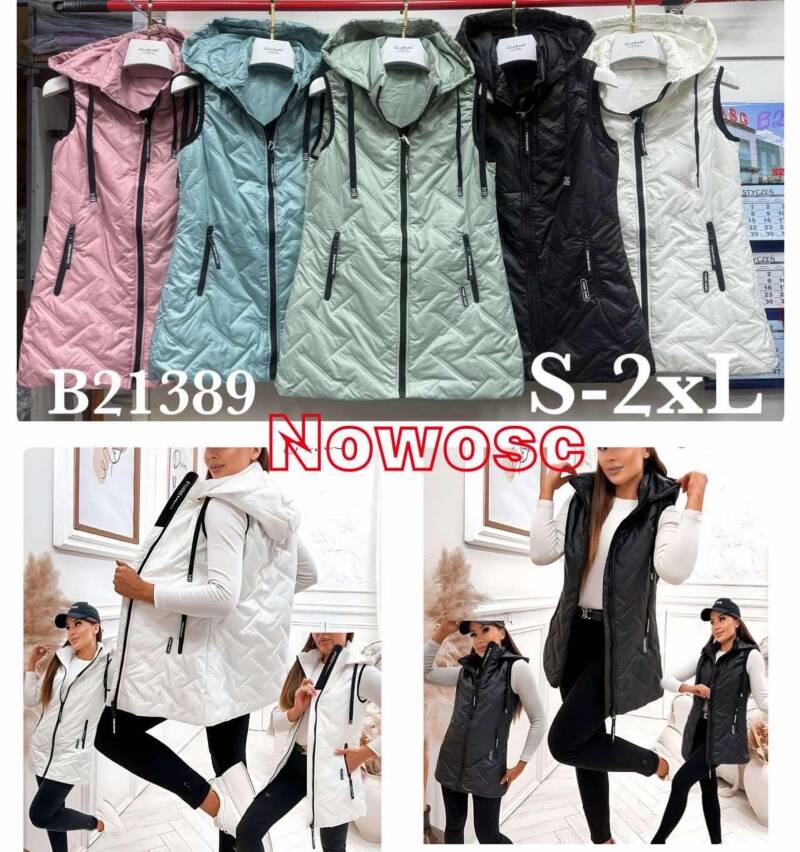 Kamizelka damkie Roz S-2XL, 1 Kolor Paczka 5 szt 1