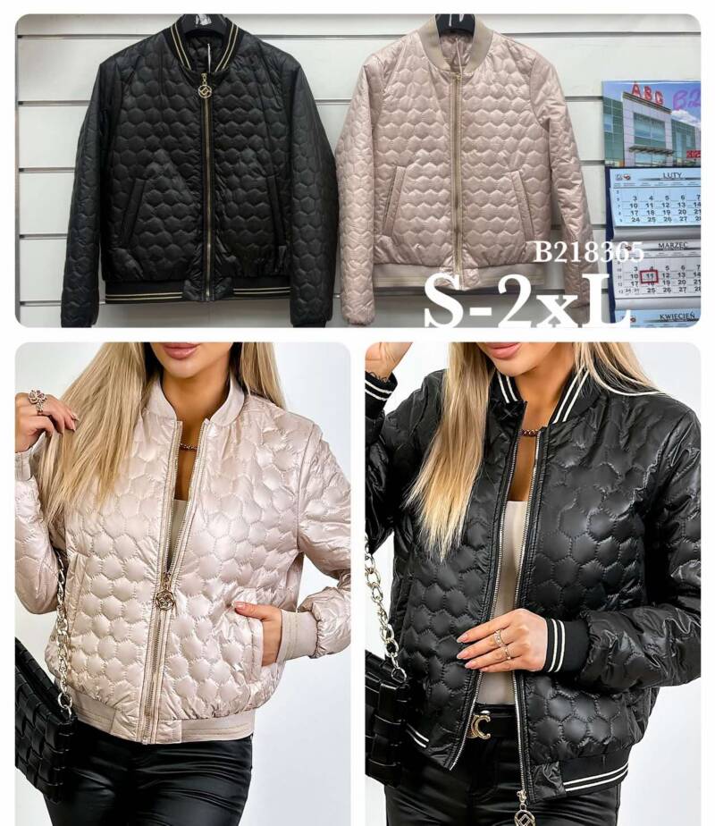 Kurtki damskie cienki Roz S-2XL, 1 Kolor Paczka 5 szt 1