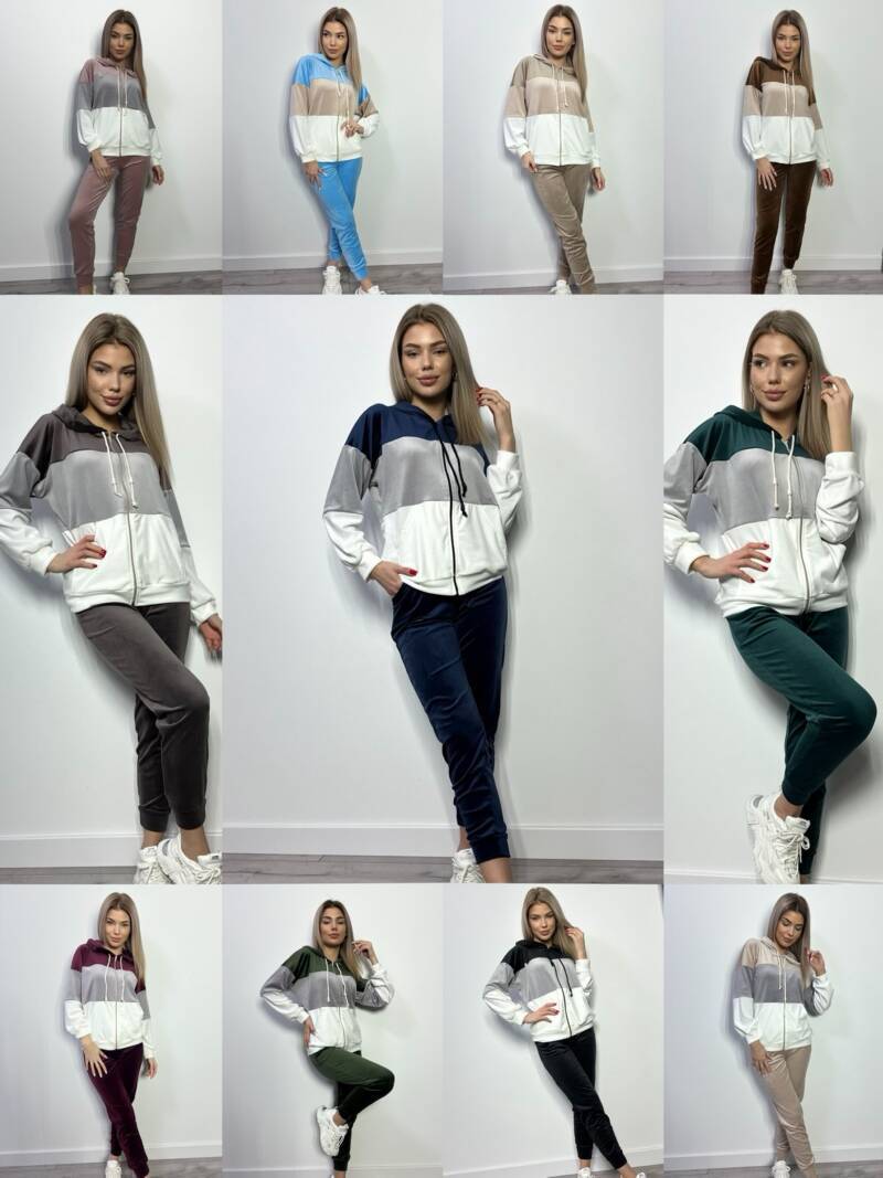 Komplet damskie (Polska produkt) Roz S-3XL Mix Kolor Paczka 5 szt 1