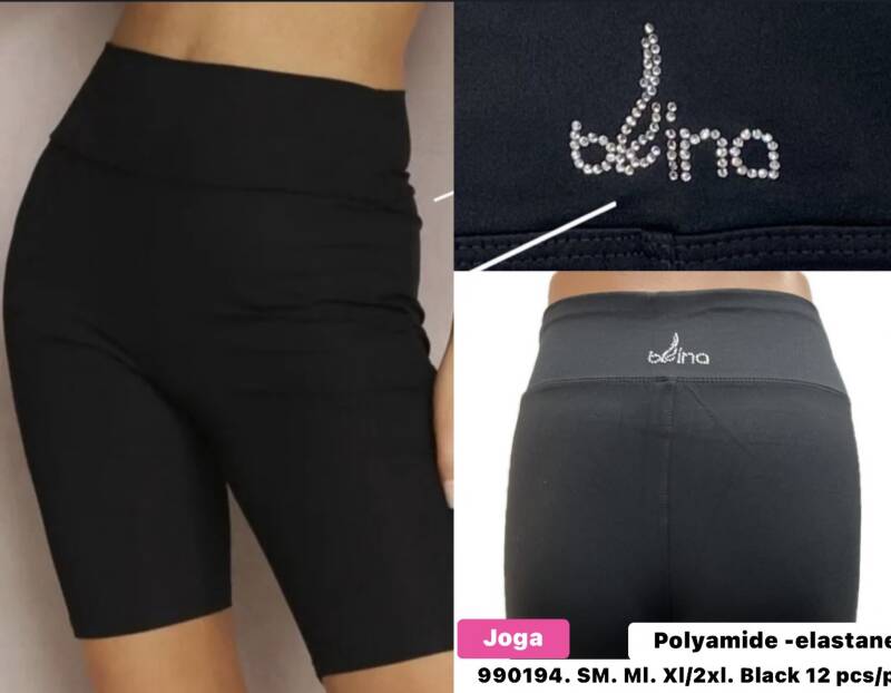 Leginsy damskie Roz S-2XL, 1 Kolor Paczka 12 szt 1