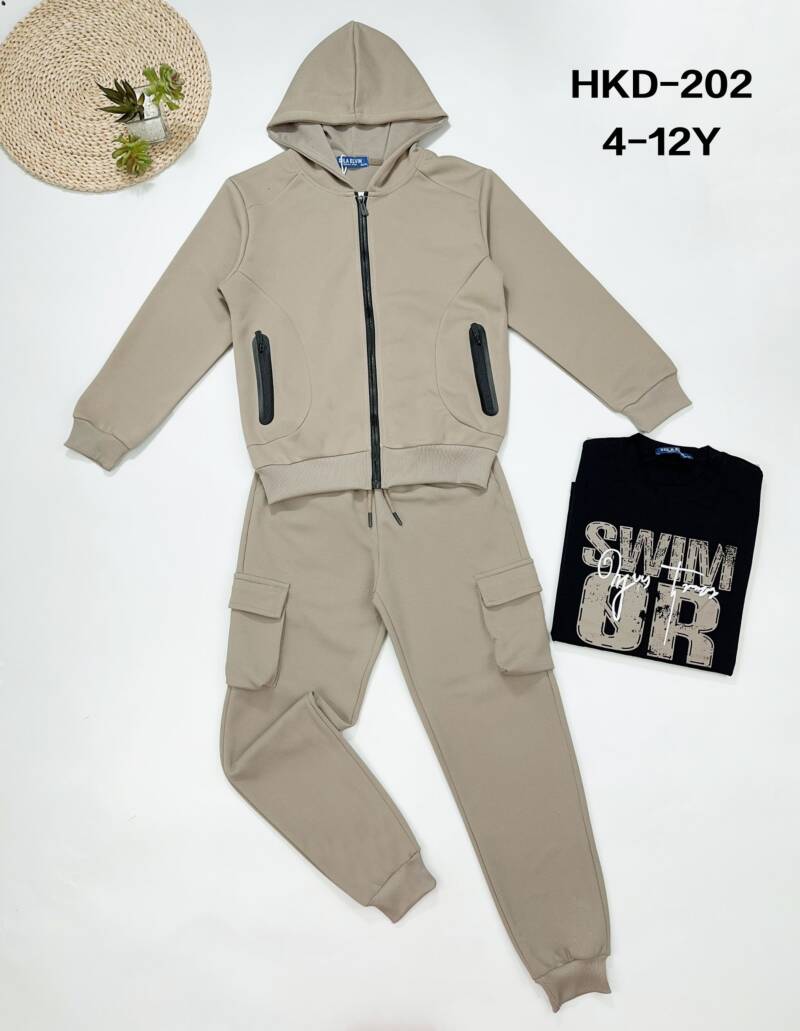 Komplet chłopięcy. Roz 4-12. 1 Kolor Paczka 5 szt. 1