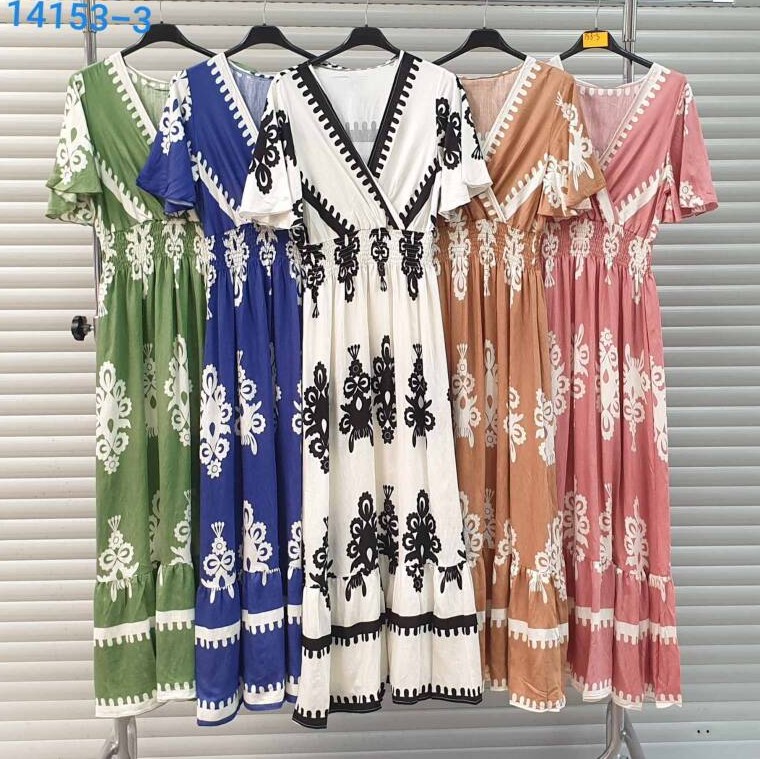 Sukienki damskie Roz M-2XL, Mix Kolor Paczka 12 szt 1