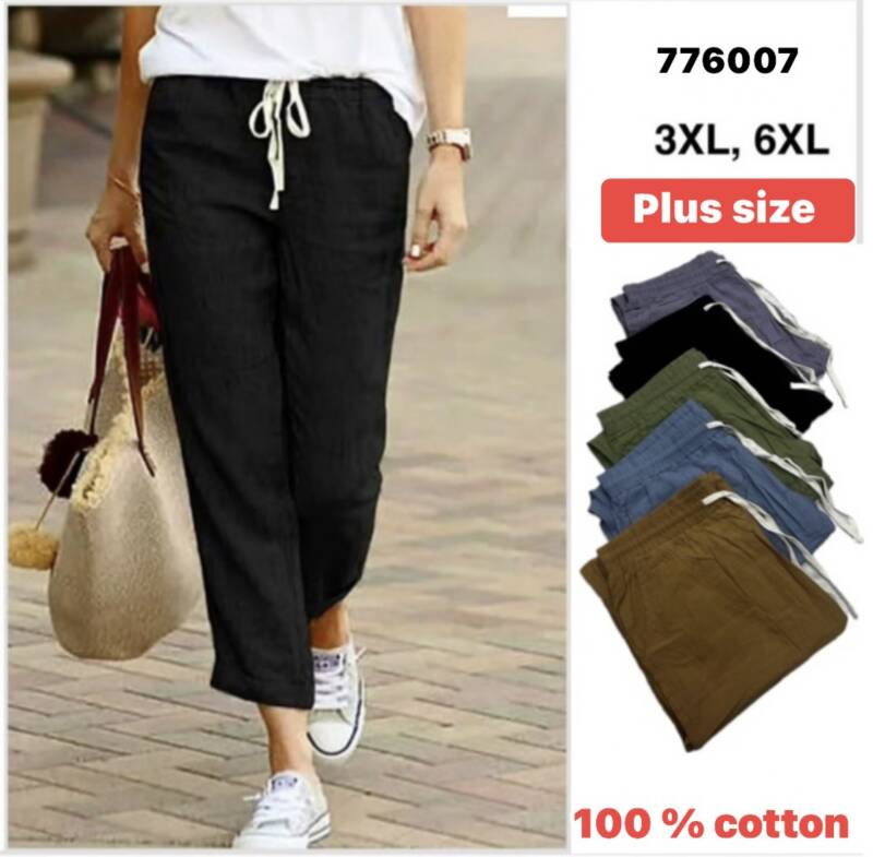 Spodnie damskie Roz 3XL-6XL, Mix Kolor Paczka 12 szt