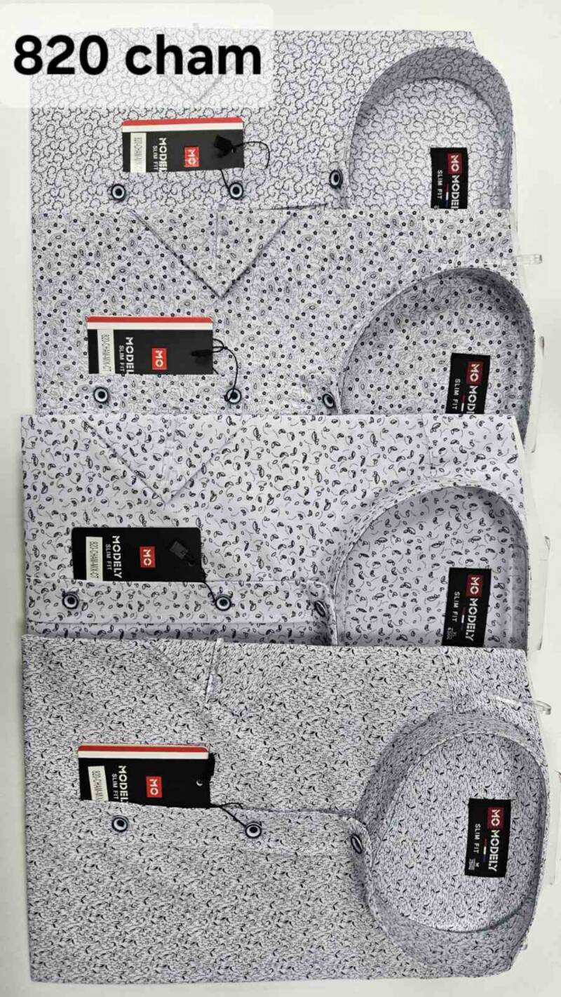 Koszula męska Roz 39-46. Mix kolor. Paczka 30 szt