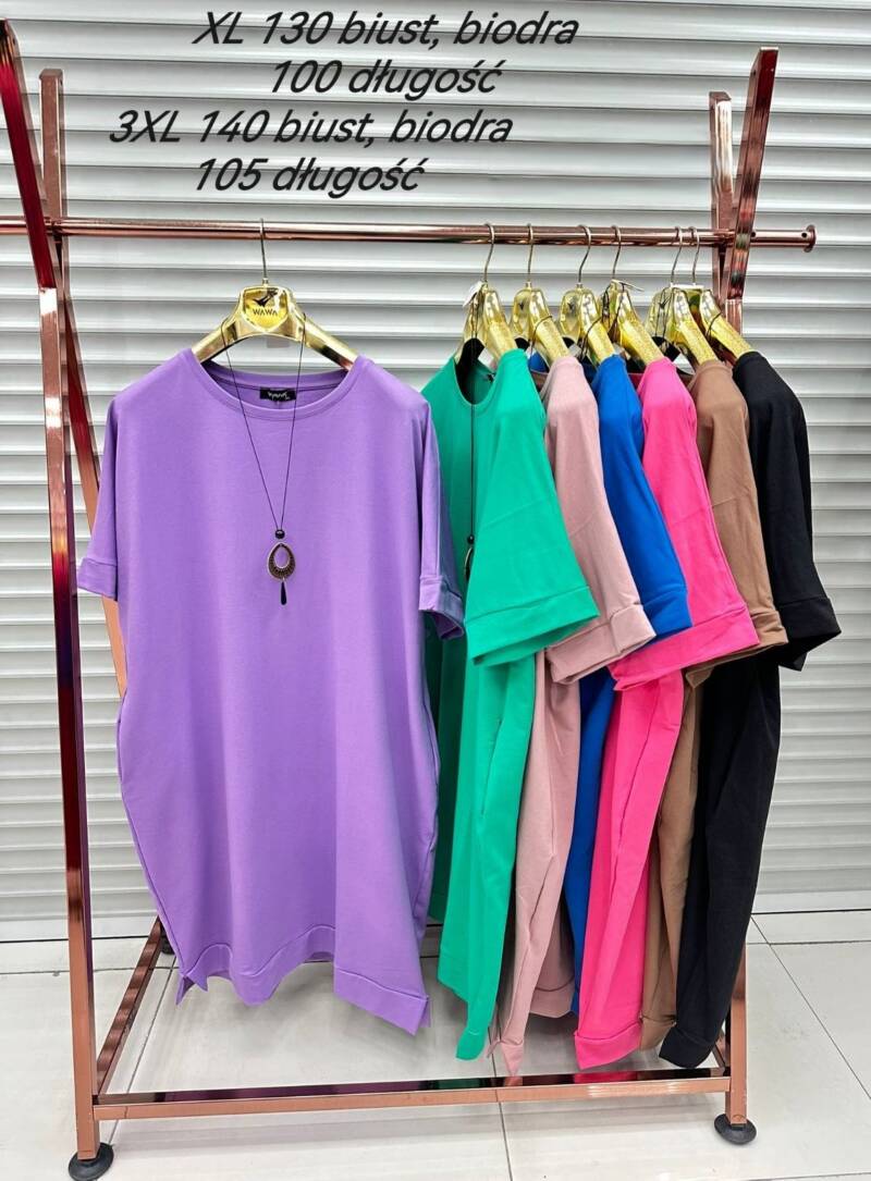 Bluzki damskie (Turecki produkt) Roz XL-3XL, Mix Kolor Paczka 2 szt 1