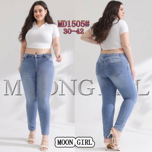 Spondnie damskie jeansy Roz 30-42, 1 Kolor Paczka 10 szt