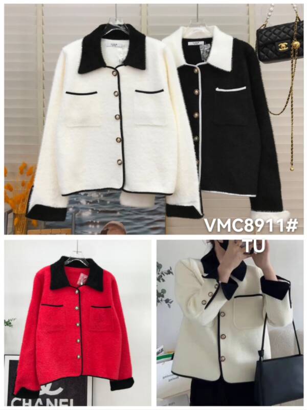 Swetry damskie (Francja produkt) Roz Standard, Mix Kolor Paczka 6 szt