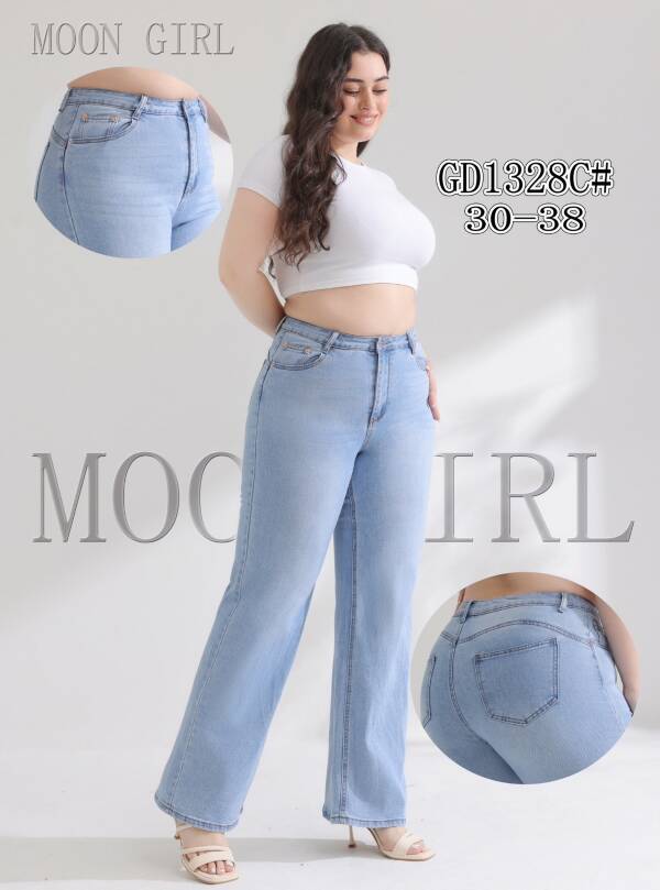 Spondnie damskie jeansy Roz 30-38, 1 Kolor Paczka 10 szt 1