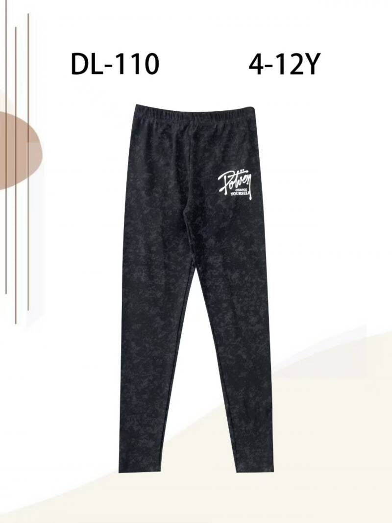 Leginsy dziewczęcy. Roz 4-12, Mix Kolor Paczka 5 szt.